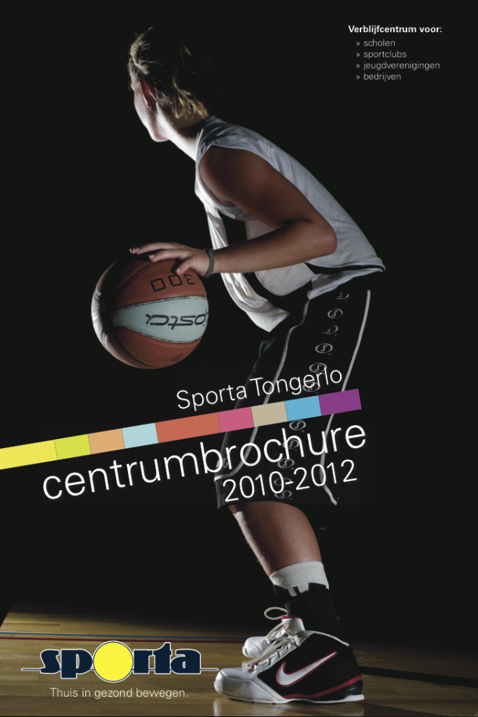 Suggestion B for the cover of the Sporta Centrum Brochure.