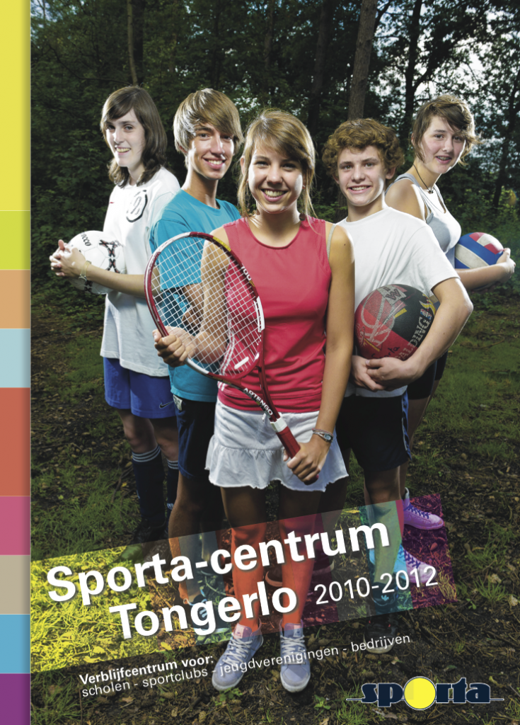 Suggestion A for the cover of the Sporta Centrum Brochure.